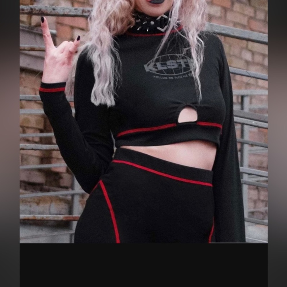 Killstar Hacker Long Sleeve Top (XXL)